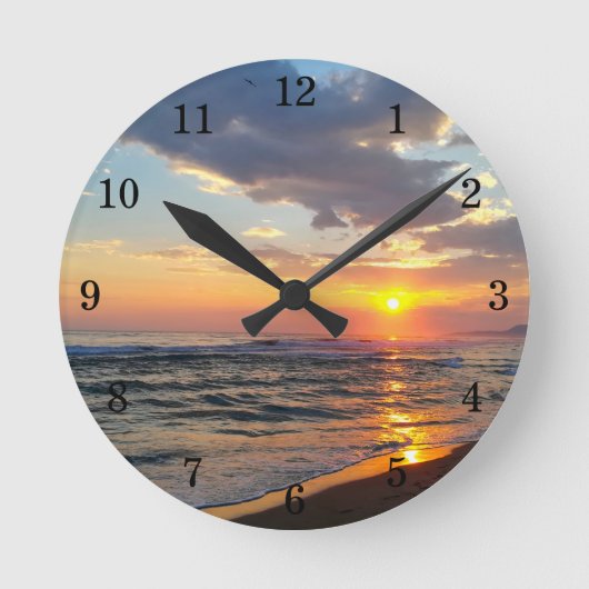 Aangepaste foto-aangepaste wandklok (Voorkant)