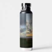 Aangepaste foto-aangepaste wandklok waterfles (Rechts)