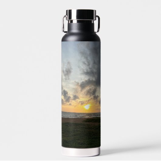 Aangepaste foto-aangepaste wandklok waterfles (Voorkant)
