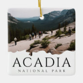 Aangepaste foto Acadia National Park Souvenir Keramisch Ornament (Voorkant)