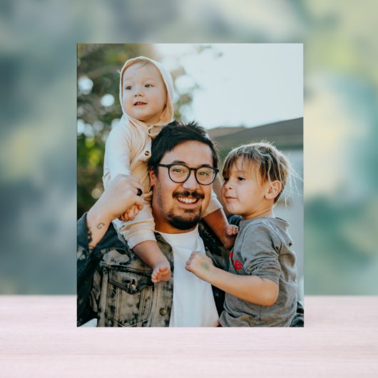 Aangepaste foto acryl bord (Neutraal)