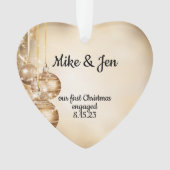 Aangepaste foto Acryl Kerst Ornament (voorkant)