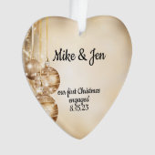 Aangepaste foto Acryl Kerst Ornament (voorkant)