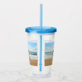 Aangepaste Foto Acryl Tumbler met Tekst Acryl Drinkbeker (Rechts)
