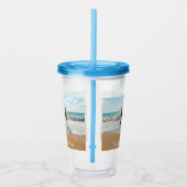 Aangepaste Foto Acryl Tumbler met Tekst Drinkbeker (Rechts)