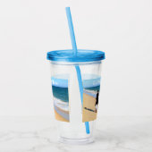 Aangepaste foto-acryl tumbler Uw foto's en tekst Acryl Drinkbeker (Links)
