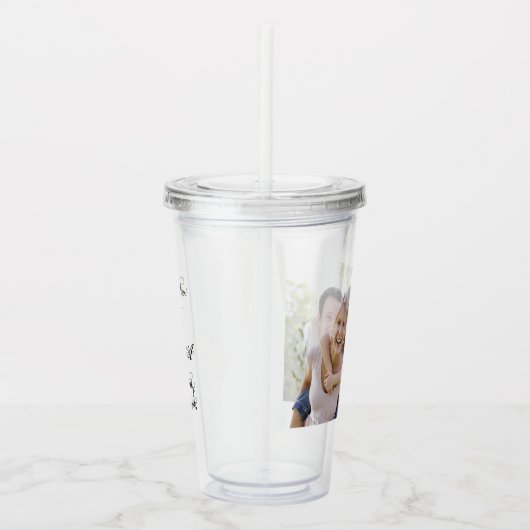 Aangepaste foto-acrylgetumbler acryl drinkbeker (Rechts)
