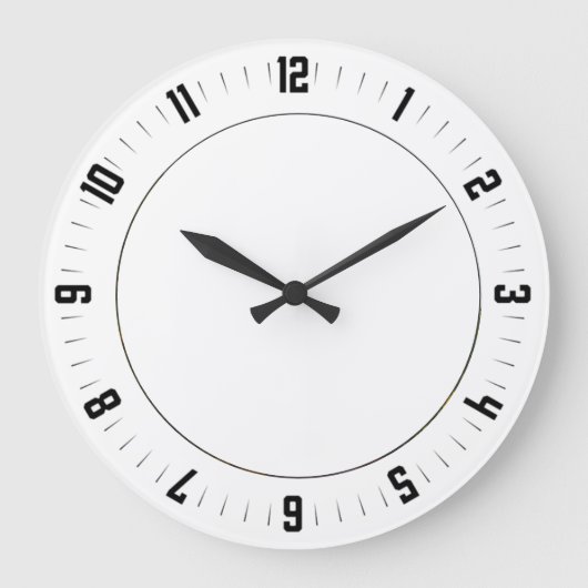 Aangepaste foto-acrylwandklok grote klok (Voorkant)