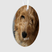 Aangepaste foto afbeelding afbeelding kerstmis ornament (voorkant)