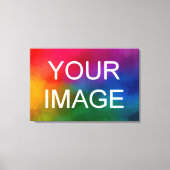 Aangepaste foto Afbeelding Afbeelding Logo HQ Budg Canvas Afdruk (Voorkant)