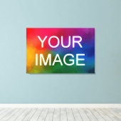 Aangepaste foto Afbeelding Afbeelding Logo HQ Budg Canvas Afdruk (Insitu (Houten vloer))