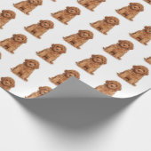 Aangepaste foto afbeelding afbeelding logo patroon cadeaupapier (Hoek)