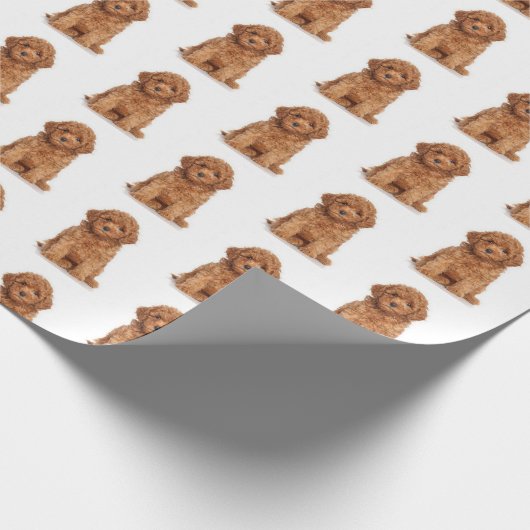 Aangepaste foto afbeelding afbeelding logo patroon cadeaupapier (Hoek)