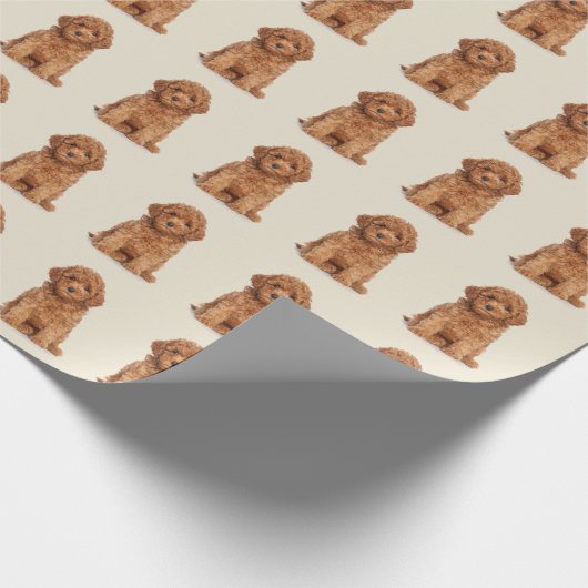 Aangepaste foto afbeelding afbeelding logo patroon cadeaupapier (Hoek)