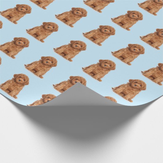 Aangepaste foto afbeelding afbeelding logo patroon cadeaupapier (Hoek)