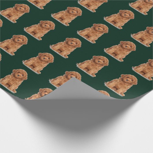 Aangepaste foto afbeelding afbeelding logo patroon cadeaupapier (Hoek)