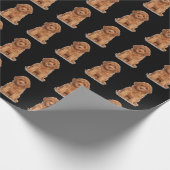 Aangepaste foto afbeelding afbeelding logo patroon cadeaupapier (Hoek)