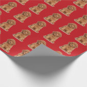 Aangepaste foto afbeelding afbeelding logo patroon cadeaupapier (Hoek)