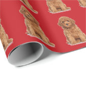 Aangepaste foto afbeelding afbeelding logo patroon cadeaupapier (Rol Hoek)