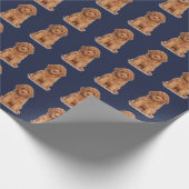 Aangepaste foto afbeelding afbeelding logo patroon cadeaupapier (Hoek)