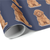 Aangepaste foto afbeelding afbeelding logo patroon cadeaupapier (Rol Hoek)