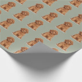 Aangepaste foto afbeelding afbeelding logo patroon cadeaupapier (Hoek)