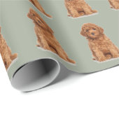 Aangepaste foto afbeelding afbeelding logo patroon cadeaupapier (Rol Hoek)