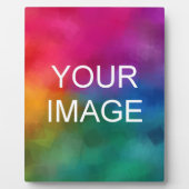 Aangepaste foto Afbeelding Afbeelding Logo Vertica Fotoplaat (Voorkant)