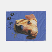 Aangepaste foto-afbeelding-driemannen fleece deken (Voorkant (Horizontaal))