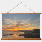 Aangepaste foto afbeelding gepersonaliseerd horizo hangend wandkleed (Voorkant)
