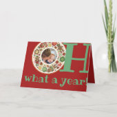 Aangepaste Foto Afscheid 2020 Grappige Kerstvakant Kaart (Voorkant)