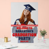 Aangepaste foto afstudeerfeest Welkom Acryl Bord (Huwelijk)