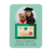 Aangepaste foto afstudeerkader magneet (Verticaal)