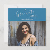 Aangepaste Foto Afstuderen Aankondiging Open Huis (Voorkant)