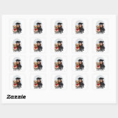 Aangepaste Foto Afstuderen Arch Afstuderen Favorie Vierkante Sticker (Vel)