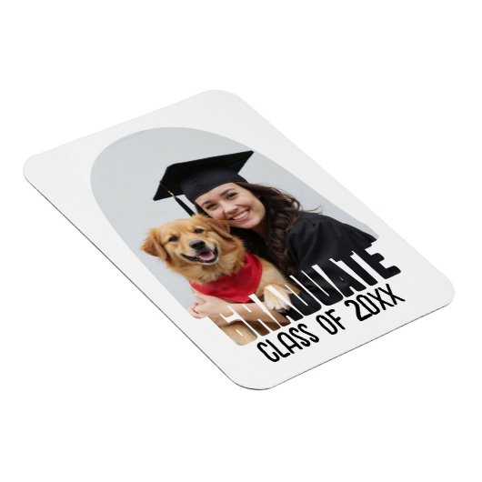 Aangepaste Foto Afstuderen Arch Afstuderen Gift Magneet (Rechterzijde)