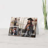 Aangepaste foto afstuderen bedankkaart (Voorkant)