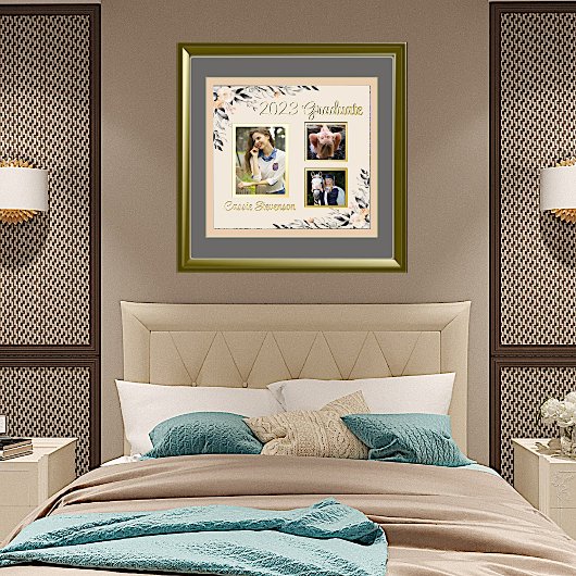 Aangepaste foto-Afstuderen herinneringen Folie Pri Folie Afdrukken