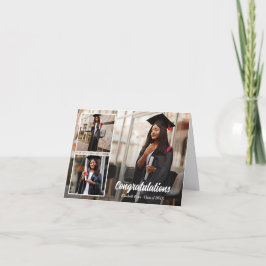 Aangepaste foto afstuderen kaart