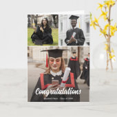 Aangepaste foto afstuderen kaart (Gele Bloem)