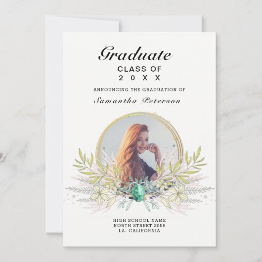 Aangepaste foto Afstuderen Kaart (Voorkant)