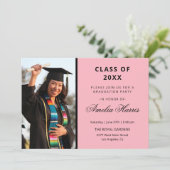 Aangepaste foto afstuderen kaart (Staand voorkant)