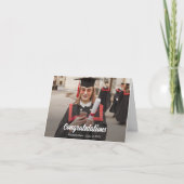 Aangepaste foto afstuderen kaart (Voorkant)