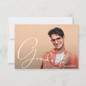 Aangepaste foto Afstuderen Notitiekaartje (Voorkant)