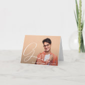 Aangepaste foto Afstuderen Notitiekaartje (Voorkant)