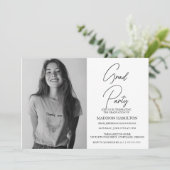 Aangepaste Foto Afstuderen partij Kaart (Staand voorkant)