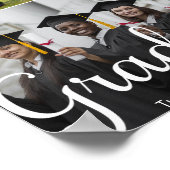 Aangepaste foto afstuderen poster (Hoek)
