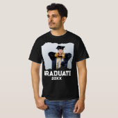 Aangepaste Foto Afstuderen Retro Senior Class van  T-shirt (Voorkant volledig)