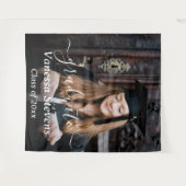 Aangepaste foto afstuderen wandkleed (Voorkant (horizontaal))