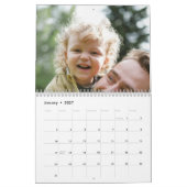 Aangepaste foto-agenda 2026 kalender (Jan 2027)